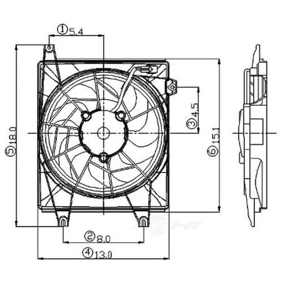 Engine Cooling Fan Assembly