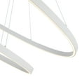thumbnail image 2 of Kuzco Lighting Ch79253 Ovale 53" Wide Ring Chandelier - White, 2 of 7