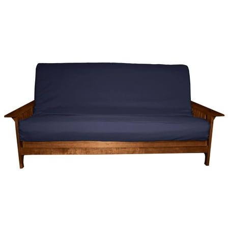 - Ultimate Better Fit Machine Washable Grade Futon Cover , Full 6-Inch, Twill Navy Blue