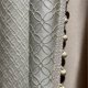 thumbnail image 3 of Luxury Cream Color Embossed High-precision Four-leaf Flower Lace Princess Tulle Window Curtains for Living Dining Room Bedroom, 3 of 5