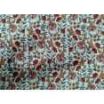 thumbnail image 4 of oneOone Cotton Poplin Fabric Leaves|Floral & Paisley Block Printed Craft Fabric BTY 42 Inch Wide, 4 of 4