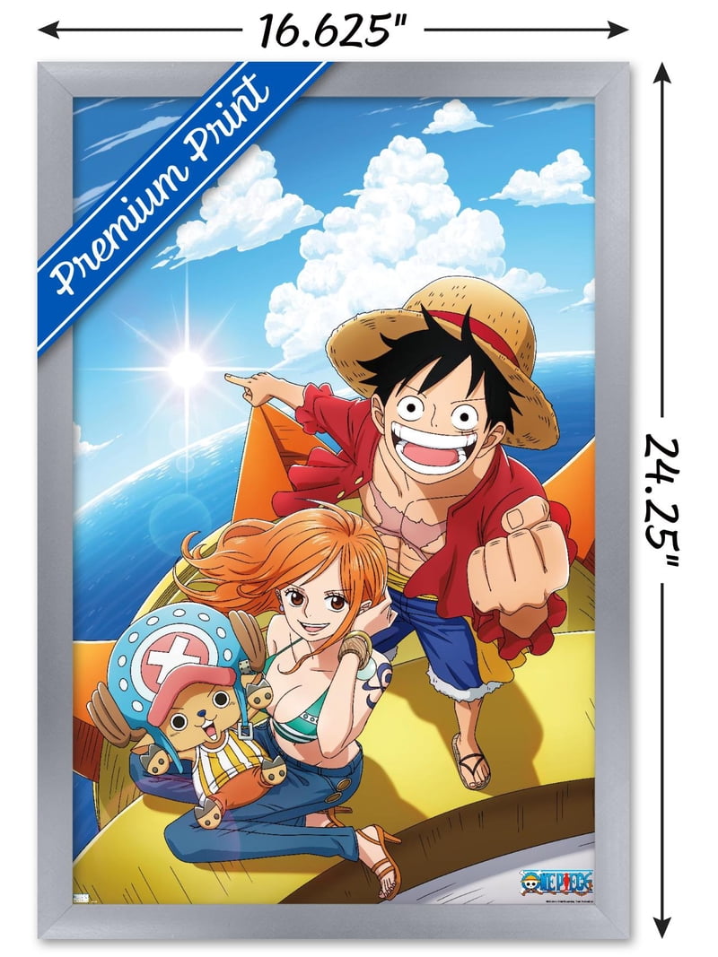 One Piece: Fishman Island - Luffy, Nami, Tony Tony Chopper Wall