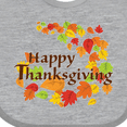 thumbnail image 4 of Inktastic Happy Thanksgiving Boys or Girls Baby Bib, 4 of 4