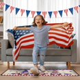 thumbnail image 3 of 4th of July Patriotic Gnomes Kitchen Rugs Set of 2 Non Slip Kitchen Floor Rug and Mat Washable Kitchen Runner Rug Standing Area Mat for Indoor Holiday Decor 17"x47"+17"x30", 3 of 6