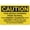 Warning Sign 4, variant on Caution Do Not Enter When Machine In Use Sign 8"x12", Safety Restriction Alert Attention Caution Warning Notice Aluminum Metal Tin Sign Plate, Indoor Outdoor Use