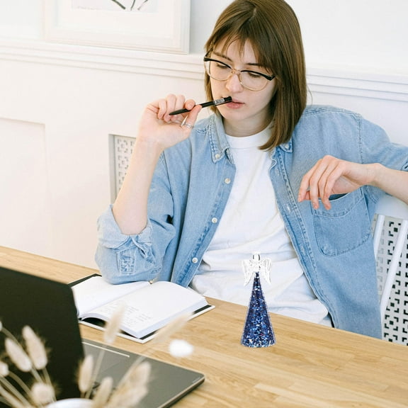 OULII Modern Artistic Angel Blue Birthday 1Set 5.3x2.2x2.2in