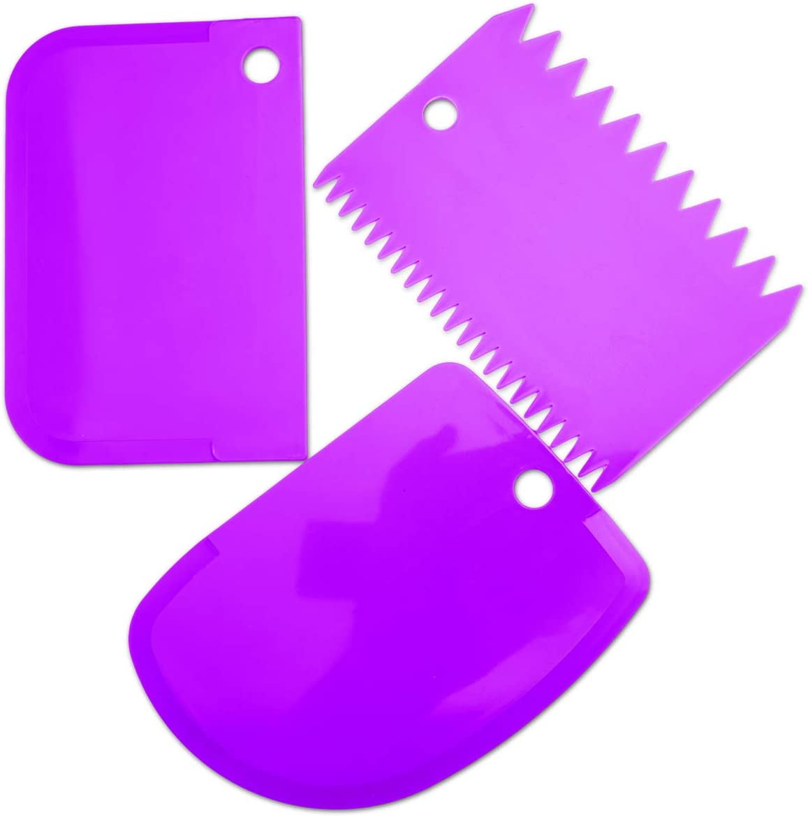 Bench Fondant Cake Bread Dough Scraper Icing Bowl Spatula Knife Flat