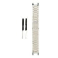 thumbnail image 5 of Correa de metal compatible con Amazfit TRex Smartwatch pulsera de correa de acero de repuesto (plata), 5 of 5