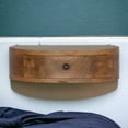 thumbnail image 3 of Meubles Artisanaux Bois Massif Mural Table de Chevet Arrondi, 3 of 7