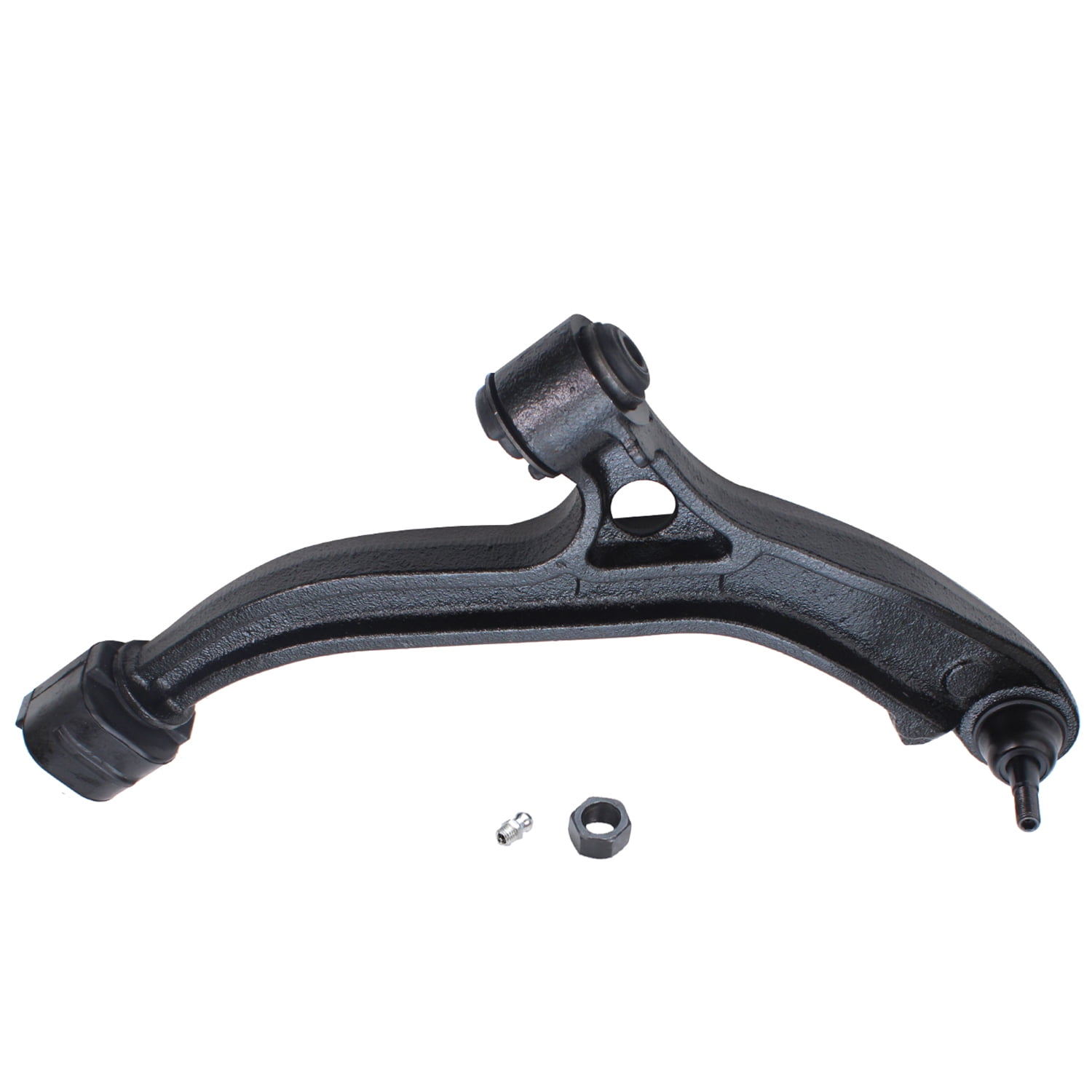 Detroit Axle - Front 2pc Set Lower Control Arms & Ball Joints Assembly for 2001-2007 Dodge Grand Caravan Chrysler Town & Country 2001-2003 Voyager 2002