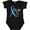 AB-Black, variant on Inktastic Faith over Fear Hydrocephalus Awareness with Blue Ribbon Boys or Girls Baby Bodysuit