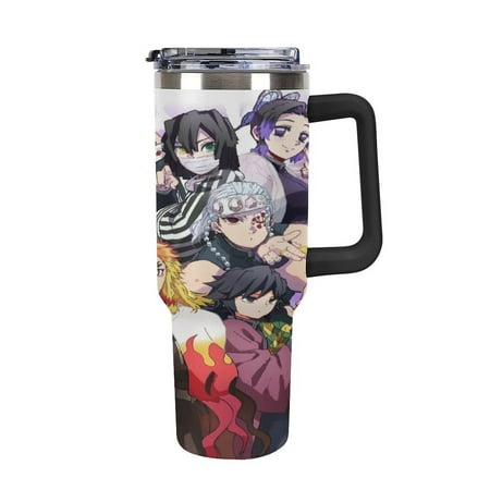 

Demon_Slayer Kama_do Tanjirou Anime Tumbler Gifts Presents for Kids Boys And Girls Boyfriend Husband Tumbler Cups For Home Office Or Car Perfect Anime Presents Black-style