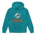 thumbnail image 2 of Preschool Outerstuff  Aqua Miami Dolphins Back to Basics Hoodie, 2 of 3