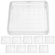 thumbnail image 1 of 10 placas de Petri transparentes, placas de Petri de tejido celular, placas de Petri de laboratorio con tapas, 1 of 4