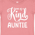 thumbnail image 4 of Inktastic Gift for Aunts | One of a Kind Auntie (white) Girls Baby T-Shirt, 4 of 5