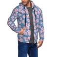 thumbnail image 3 of Zip Up Hoodies for Men - Beautiful Orchids Flowers A Long Sleeve Comfrt Men'S Fashion Hoodies & Sweatshirts, Jackets for Men Hoodies Pullover Clothing Clothes with Pouch, 3 of 5