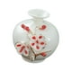 thumbnail image 4 of Jarrón de cerámica para flores, maceta, arreglo floral decorativo moderno pintado a mano Rojo, 4 of 9