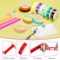 thumbnail image 3 of Uxcell Paper Wristbands for Events Neon Party Wrist Bands Colored Waterproof Concert Identification Wristbands Red, 3 of 7