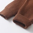 thumbnail image 6 of Gubotare Sweater for Toddlers Boys Toddler Sweater Boys Sweaters Crewneck Sweater Long Sleeve Sweaters Size 4T 5T (Coffee,4-5 Years), 6 of 9