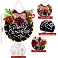 thumbnail image 3 of Cartel Navideño de Puerta con Corona Iluminada Korlon Tec con 30 Luces LED, 3 of 7