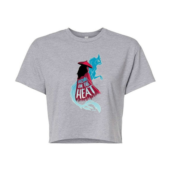 Raya and the Last Dragon - Bring On The Heat - Juniors Cropped Cotton Blend T-Shirt