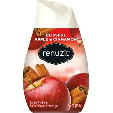 Renuzit Fresh Picked Collection Gel Air Freshener, Apple and Cinnamon 7 oz (Pack of 6)