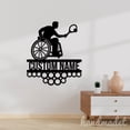 thumbnail image 2 of Handmadetneonsign Wheelchair Tennis Medal Hanger, Athlete Metal Sign Wall Decor, House Metal Decor 56445, 2 of 5