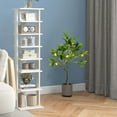 thumbnail image 2 of Costway 2 PCS 2.6 FT Tall Artificial Lemon Tree with Lemon Fruits, Cement Pot for Porch, Office, 2 of 10