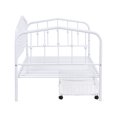 thumbnail image 3 of RONSHINE Twin Size Metal Daybed With 2 Drawers Space Saving Sturdy Iron Frame Easy Assembly Stylish Bed Frame For Living Room Guest Room (78"L x 41.3"W X38.6"H), 3 of 8
