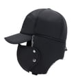 thumbnail image 2 of RV Gorra de invierno para anciano, gorra masculina de Lei Feng, gorro de felpa del noreste, resistente al calor y al frío, gorro de algodón para padre de mediana edad y abuelo de anciano Rojo Verde, 2 of 5