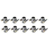 Allstar Performance ALL14481-10 Tube Clamp - 2-Bolt - 1-1/4 in ID - 2 in Wide - Steel - Natural - Set of 10