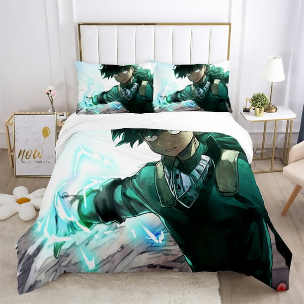 Cool 3PCS My Hero Academia Bedding Bed Set Twin Full Queen King Size