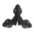 thumbnail image 4 of Uxcell 33x33x33mm Metal Box Corner Protectors Edge Guard Black 16pcs, 4 of 5