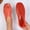 Red, variant on Women Shoes Women's Hollow Grid Jelly Closed Toe Slip On Mules Spring Summer Breathable Clear Crystal Flat Sandals for Women Wide Width Large Sizes Waterproof Non Slip Cushioned Insole Comfort