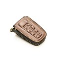thumbnail image 5 of Vitodeco Superior Leather Key Fob Case Compatible for Toyota Rav4, Camry, Prius, Highlander, CH-R, Avalon, Toyota 86, Mirai (4-Button, Mocha), 5 of 6
