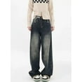 thumbnail image 4 of Jeans Baggy Y2K Harajuku pour Femmes, Mode Urbaine Rétro, Mode d'Automne, Jeans Amples à Jambe Grand pour Femmes, 4 of 5
