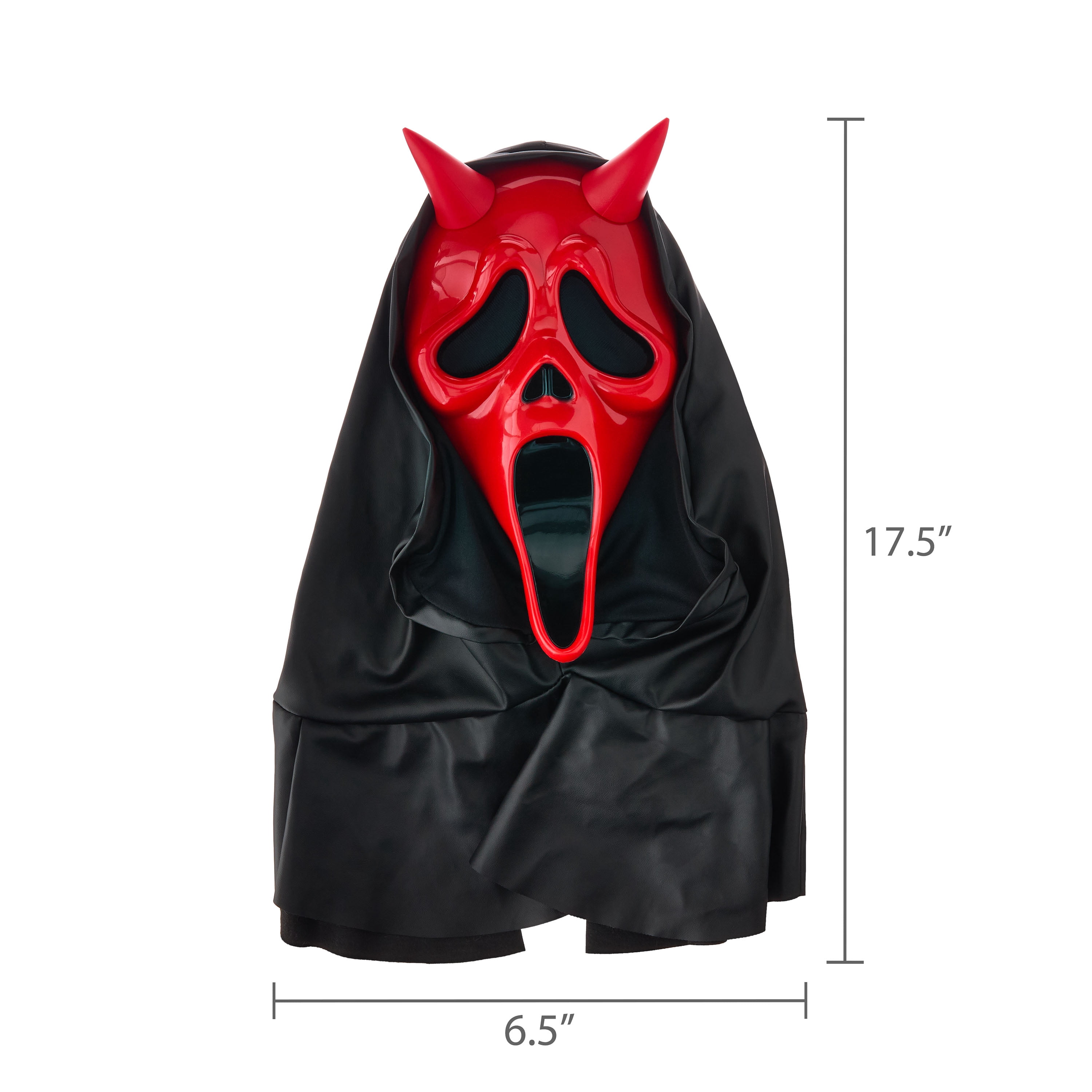 Dead by Daylight Devil Mask, Red, Halloween Costume Accessory for Adults, by Fun World