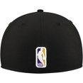 thumbnail image 4 of Men's New Era Black Golden State Warriors Blackout Shadow Logo 59FIFTY Fitted Hat, 4 of 5