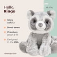 thumbnail image 3 of Bearington Ringo Plush Raccoon Stuffed Animal, 10.5 Inch, For Ages 1-14, 3 of 7