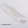 thumbnail image 3 of Steel Memory Wire Bracelets Making Silver 22 Gauge 0.6mm about 480~520 circles/pc 240~260g/pc, 3 of 9