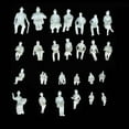 thumbnail image 6 of 50Pieces 1:50 Scale White Seated People Figures Model Train Railway Layout Scenery Building Toys Desktop Decorations(28mm), 6 of 8