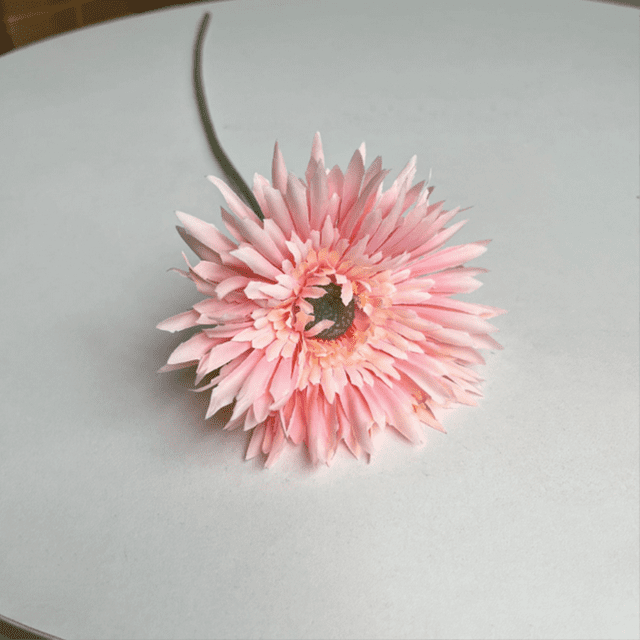Nvzi 6 flores artificiales de gerbera, flores falsas, flores artificiales para decoración de bodas