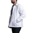 thumbnail image 3 of Men's Waterproof Windbreaker Jacket VOS - White - 3X-Large, 3 of 5