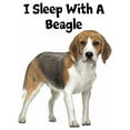 thumbnail image 3 of CafePress - I Sleep With A Beagle Women's Light Pajamas - Women's Short Sleeve Print T-Shirt and Pants Light Cotton Pajama Set, 3 of 7