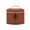 Brown, variant on Brown Travel Makeup Bag Structured Vanity Case with Removable Divider