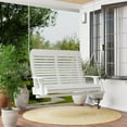 thumbnail image 2 of Wildridge Signature Porch Swing, White - Outdoor Weather Resistant Recycled Plastic Furniture for Patio, 2 of 4