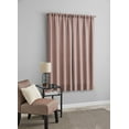 thumbnail image 4 of Mainstays Tille Light Filtering Curtain Panel Pair, Set of 2, Rose, 37"W x 63"L, 4 of 9