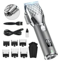 NEXPURE Hair Clippers for Men Professional - Cordless Barber Clippers for Hair Cutting & Grooming Rechargeable Beard Trimmer