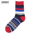 thumbnail image 2 of Flmtop Chaussettes Élastiques en Coton Doux à Rayures Colorées pour Hommes Printemps Automne, 2 of 7