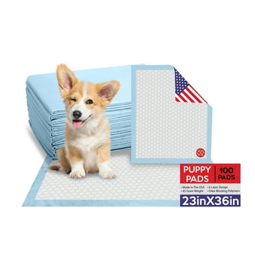 Absorbease Large Disposable Potty Training Puppy Pad, Heavy Absorbency Dog & Pet Pads, 23" x 36" 100 Count